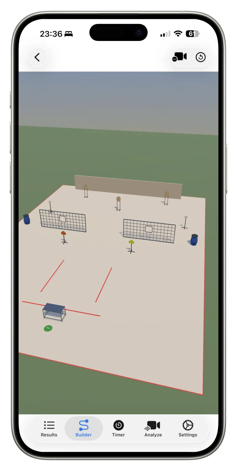 3D Stage Builder View